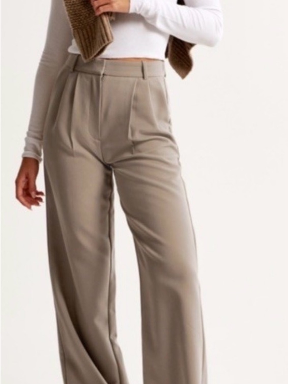 Abercrombie & Fitch curve love tailored sloan pants